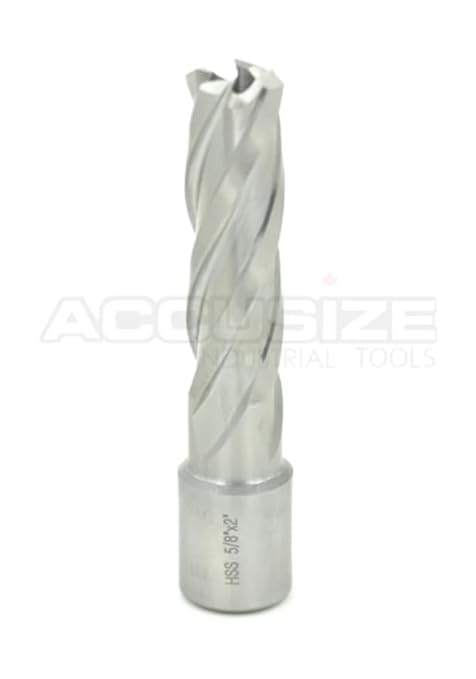 Accusize Industrial Tools 3/4'' by 2'' Cutting Depth H.S.S. Annular Cutterwith 1 Pc Pilot Pin, 2081-2017Pin