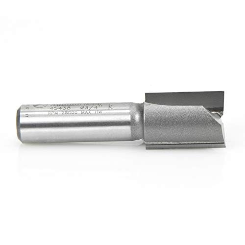 Amana Tool - 45438 Carbide Tipped Straight Plunge 3/4 Dia x 1" 2 Shank