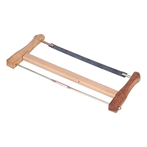 Teakwood Handsaws, Bow Saw Wood Saw Hand Saw Woodworking Frame Saw Blade Replacement Carpenter Hand Bow Wood Cutting Tool Woodworking Hardware , For Hack Saw Blade (Medium (490Mm))