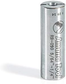 Amana Tool - RB-090 High Precision Steel Router Collet Reducer 1/4 Overall Dia x 2mm Inner