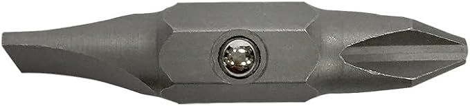 Klein Tools 32483 Bit for 11-in-1 and 10-in-1 Klein Screwdriver Nut Driver, #2 Phillips, 1/4-Inch Slotted