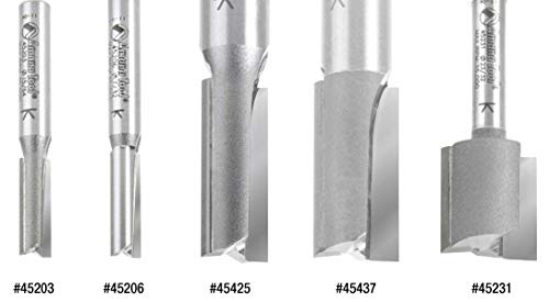 Amana Tool - 45437 Carbide Tipped Undersized Plywood Dado Plunge 19/32 Dia x 1-1/4 x 1/2SH