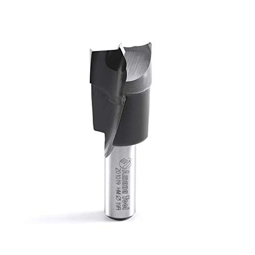Amana Tool - 201019 Carbide Tipped Brad Pt. Boring Bit R/H 19mm Dia x 57mm Long x 10mm S