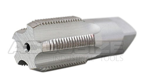 Accusize Industrial Tools 3/4'' to 14 H.S.S. Taper Pipe Tap-Npt, 3-1/4'' Oal, 1-3/8'' Thread Length, American Standard, 5 Flutes, Npt-34
