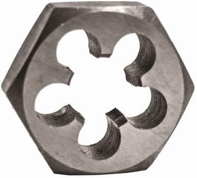 Century Drill & Tool, 98211, 9/16-12 NC, Hex Die, Precision Cut External Threads, High Carbon Alloy Steel