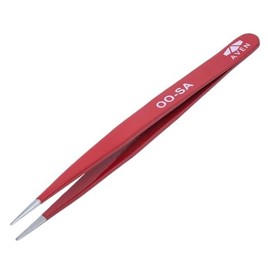 Non-Serrated Color Coded Tweezer Set, 6 Piece Set