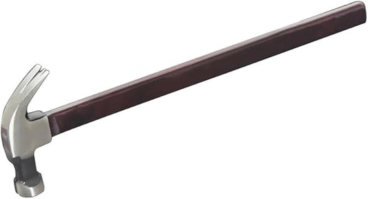 Claw Hammer Wood Handle, Claw Hammer 10OZ/13OZ, Smooth Hammer, Claw Hammer for Building, Woodwork, Home Repair,Brown,10OZ