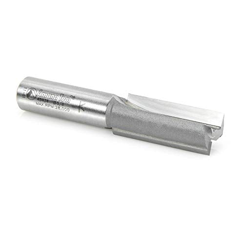 Amana Tool - 45434 Carbide Tipped Straight Plunge 5/8 Dia x 1-1/2 x 1/2" Shank