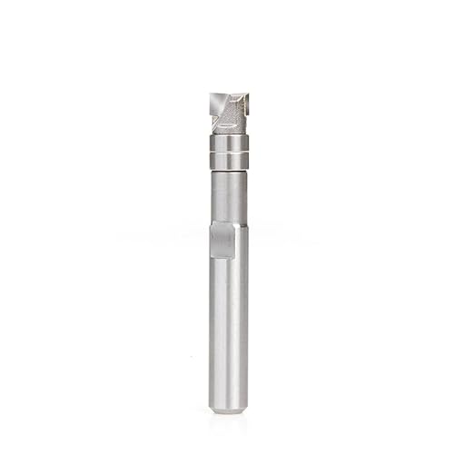 Amana Tool 47221-SFlush Trim Plunge Template1/4 D x 1/8 CH x 1/4 Inch SHKCarbide Tipped Router Bit with Mini 1/4 D Upper BB