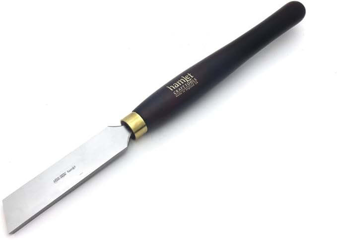 Heavy Duty Skew Scraper (HCT142F) by Henry Taylor, 1" Wide x 3/8" Thick Blade, M2 HSS, 20-3/4" Overall Length