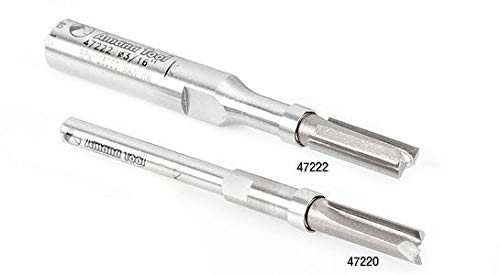 Amana Tool - 47224 Miniature Flush Trim Plunge Template 1/4 Dia x 3/4 x 1/4" Shank Car