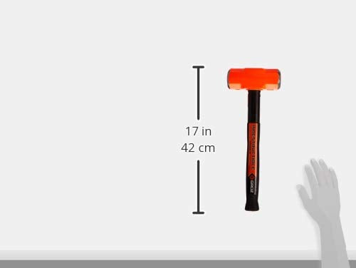 Groz 34523 16" Indestructible Sledge Hammer, 8 lb