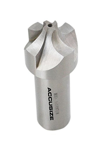 Accusize''dustrial Tools 3/8'', H.S.S. Corner Rounding End Mills, 7/8'', Shank Dia, 1-1/4'' Cutter Dia, 3-3/4'' Overall Length, 1011-0578