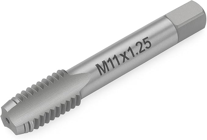 M11x1.25 Metric Thread Tap 6542 High-Speed Steel Tap for Internal Threading and Repair
