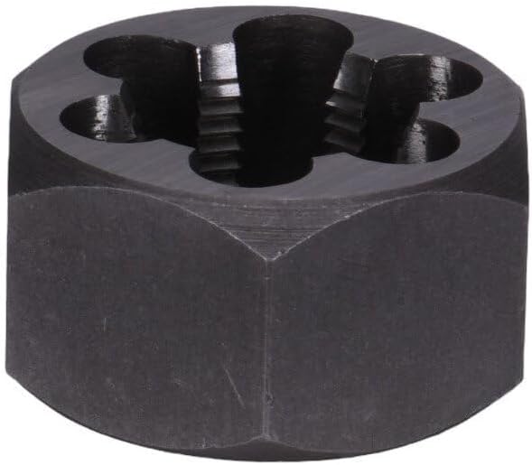Century Drill & Tool, 98221, 1-14 NF, Hex Die, Precision Cut External Threads, High Carbon Alloy Steel