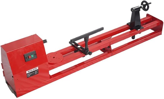 Wood Lathe Machine 14" x 40", Power Wood Turning Lathe, Benchtop Mini Wood Lathe for Woodworking