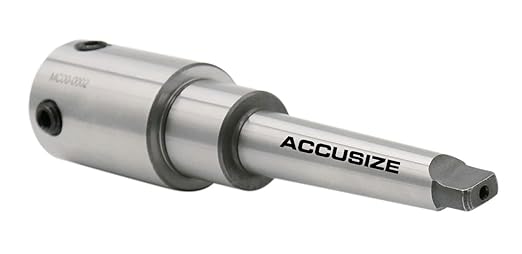 Accusize Industrial Tools Annular Cutter Arbor, Mt2 to 3/4'' Weldon Shank for Drill-Use Annular Cutter on Drill Press, Mc00-0002