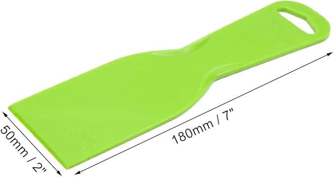5Pcs Putty Scraper 2" Plastic Flexible Putty Knives,Disposable Spreader Flexible Plastic Paint Scraper Tool for Spackling, Taping Drywall Wall Painting (2")