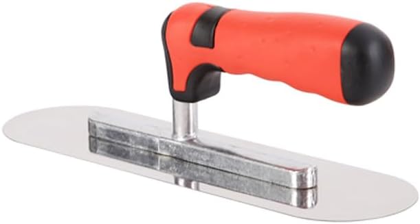 3Pcs Pool Trowel Set Stainless Steel Concrete Tools, Includes 14'' x 4'', 11'' x 4'', 10'' x 3'' Masonry Hand Tool with Soft Grip Handle, Lightweight,Plastering Trowel for Drywall Plastering
