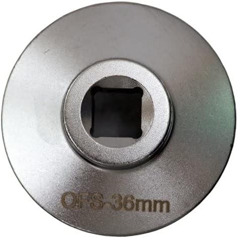 PT Auto Warehouse OFS-36MM - Low Profile Oil Filter Wrench Socket - 36mm