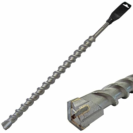 1-1/2” x 21" Inch SDS Max Drill Bit for Fast Concrete and Rock Drilling. SDS Max Rotary Hammer Drill bits with Carbide tip for Concrete and Stone. Perfect for use with Dexpan.