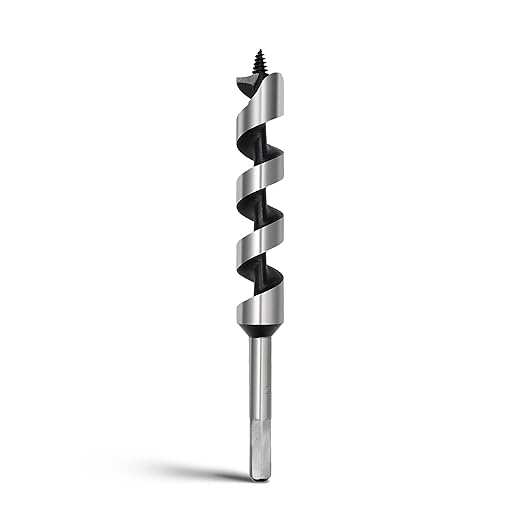0.94 x 11.8 inch Auger Drill Bit for Wood,Hex Shank Ship Auger Bit for Soft Wood, Hard Wood, Plastic, Composite Materials and DIY Projects
