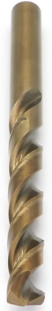 Metric Cobalt Drill Bits 10.5mm 5PCS, M35 high Speed Steel, high Hardness Straight Shank Drill, Mechanical or Hand Drill for Drilling, Suitable for Stainless Steel, Iron, Copper and Aluminum.