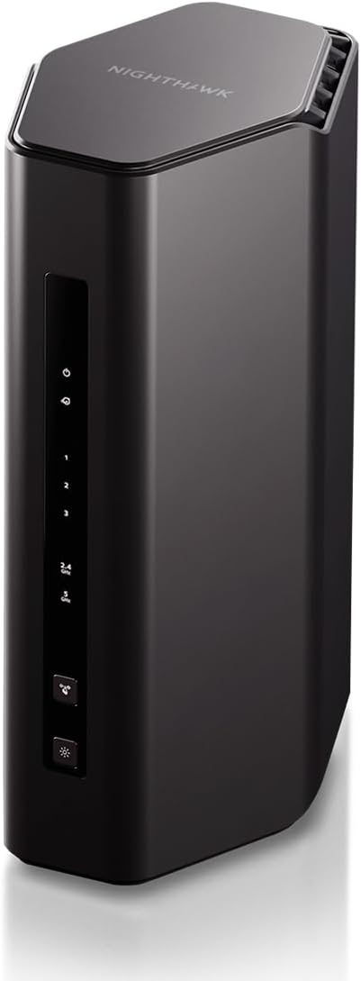NETGEAR Nighthawk Dual-Band WiFi 7 Router (RS150) - Router Only, BE5000 Wireless Speed (up to 5.0 Gbps) - Covers up to 2,250 sq. ft., 80 Devices - 2.5 Gig Internet Port ??Free Expert Help