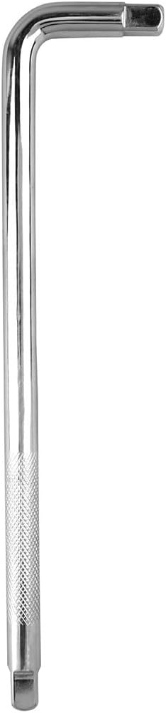 1/2 Drive Length 18 Inch Tool L Handle Socket Wrench, CR-V Heavy-Duty, Socket head lock onto ratchets and torque wrench extensions, Double-end L Shape Extension Bar.