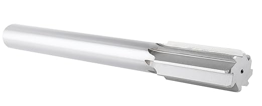 Accusize Industrial Tools 5015-0320 H.S.S. M2 Straight Shank Straight Flute Chucking Reamer, 1-1/4 in