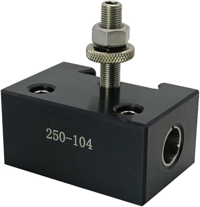 6PCS Wedge Type AXA Quick Change Tool Post With Tool Holders For Lathe Swing Dia 6-12",250-111 (AXA-6PCS)