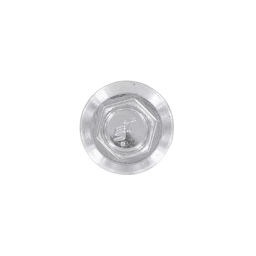 Fasteners Plus ST Fastening Maxx SteelBinder Metal to Metal #12 X 1-1/4" Alamo White Screws with EPDM Rubber Washer, 250-Count - Designed for Roofing and Siding Panels