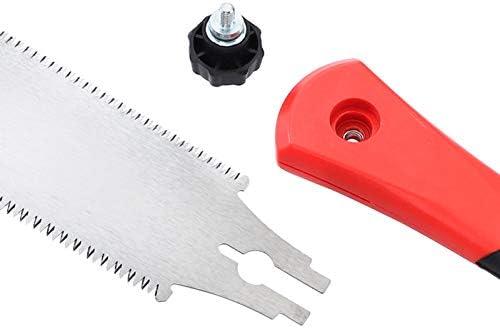Meichoon Japanese Style Hand Saw - Double Edge Pull Saw, 12.5 Inch Flexible Blade, 25.6 Inch Length