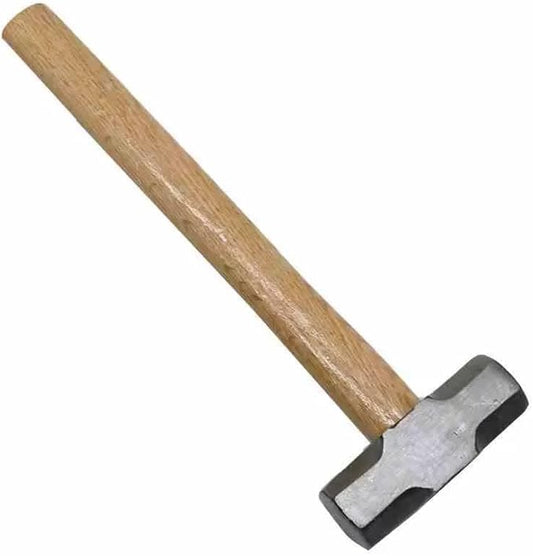 Y H M NO.4 Blacksmiths' Sledge Hammer Double Face With Handle For Heavy Duty
