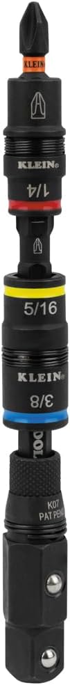 Klein Tools 32517HD KNECT 17-in-1 Impact-Rated Hybrid Screwdriver/Nut Driver, Magnetic, Flip Socket, 11 Bits, 3 Nut Drivers, Bit Holder, Square Adapter