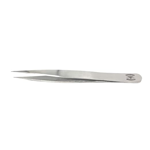 Stainless Steel General-Purpose Forceps with Fine Precision Tips - 3.5 in. (90 mm) Length - Assembly Tools