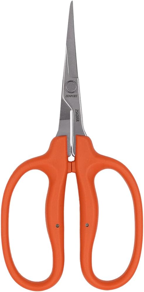 Zenport ZS420SR Curved Zen Masa Trim Scissors with Flourine Coating
