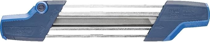 PFERD CS-X Chainsaw Chain Sharpener, 5/32” File for 3/8” Low Profile Chains, 2-in-1 Chainsaw Sharpener and Depth Gauge Tool, Easy Handheld Chain Sharpening (Pack of 1) - Part 17300