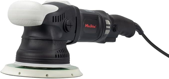 Maxshine 21mm, 6" Plate M21 Pro Dual Action Polisher & 16oz AIO Polish - 6-Speed, 5/16??24 Thread - Auto Detailing Tool for Buffing, Paint Protection, Swirl & Scratch Repair, Glossy Shine, Restoration