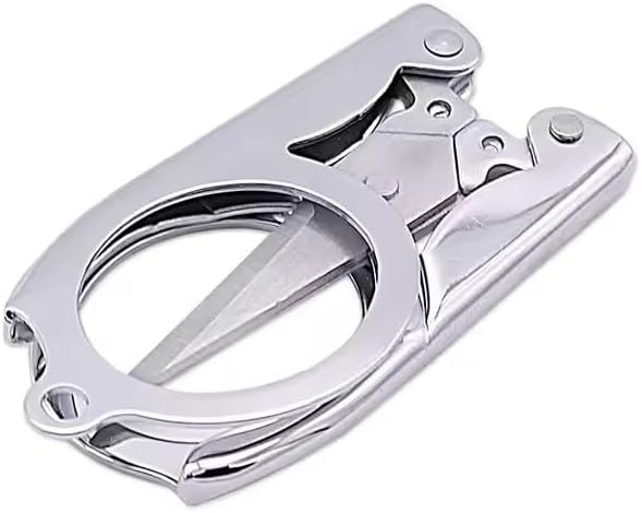 Compact Folding Scissors, TSA-Approved, Stainless Steel Travel Size, 3.9 Inch Unfolded