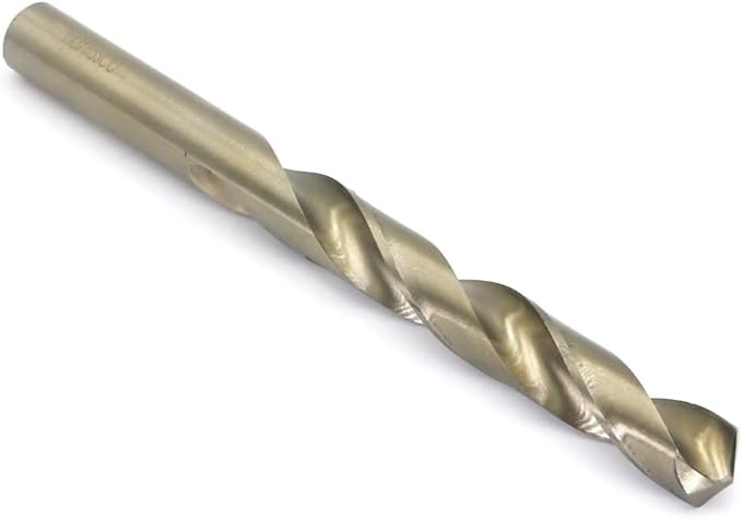 Metric Cobalt Drill Bits 14mm 2PCS, M35 high Speed Steel, high Hardness Straight Shank Drill, Mechanical or Hand Drill for Drilling, Suitable for Stainless Steel, Iron, Copper and Aluminum.