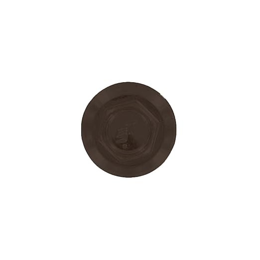 Fasteners Plus ST Fastening Maxx SteelBinder Metal to Metal #12 X 3/4" Koko Brown Screws with EPDM Rubber Washer, 250-Count - Designed for Roofing and Siding Panels