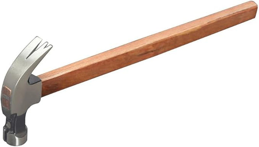 Claw Hammer Wood Handle, Claw Hammer 10OZ/13OZ, Smooth Hammer, Claw Hammer for Building, Woodwork, Home Repair,Wood,10OZ