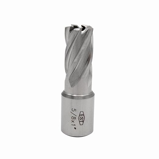 EST HSS M2AL Annular Cutter 1" DOC with 3/4" Weldon Shank for Magnetic Drill Press (D5/8" X 1")