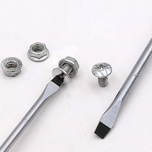 WEDO Slotted Screwdriver, Die-forged of S2 Steel, Magnetic Screwdriver, Ergonomic Comfortable Non-Slip Handle,5 * 75mm