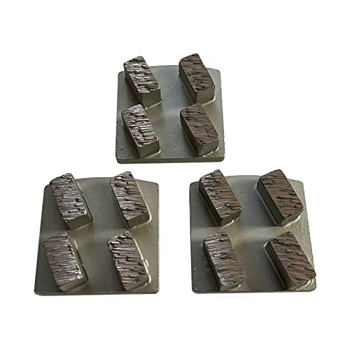 Scanmaskin Diamond Grinding Discs, Set of 3, Premium Extra Soft Bond/Cap Cutting, 18/20 Grit