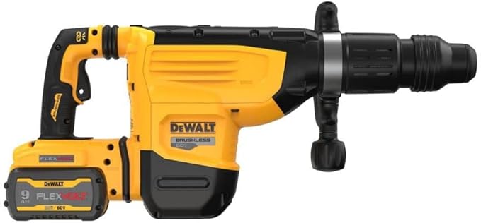 DEWALT 60V MAX* 22 lb. Cordless SDS MAX Chipping Hammer Kit (DCH892X1)
