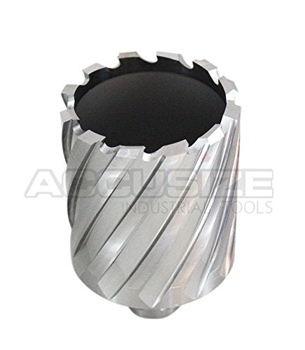 Accusize Industrial Tools 2-3/16'' by 2'' Cutting Depth H.S.S. Annular Cutter with 1 Pc Pilot Pin, 2081-2040Pin