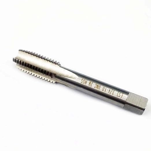 GBJ 3/4"-10 3/4"-14 3/4"-18 HSS Tap and Die Set UNF Machine Thread Tap and UNF Round Thread Die Right Hand (3/4-10 UNC)
