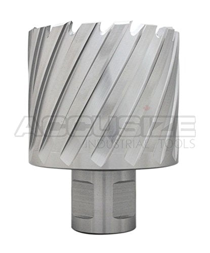Accusize Industrial Tools H.S.S. Annular Cutter 2-7/8'' by 2'' Cutting Depth, with 1 Pc Pilot Pin, 2081-2051Pin